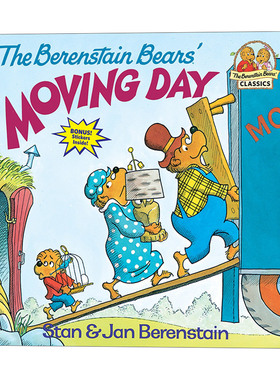 贝贝熊的搬家日 The Berenstain Bears' Moving Day 英文原版儿童英语启蒙认知亲子绘本 进口英语书籍