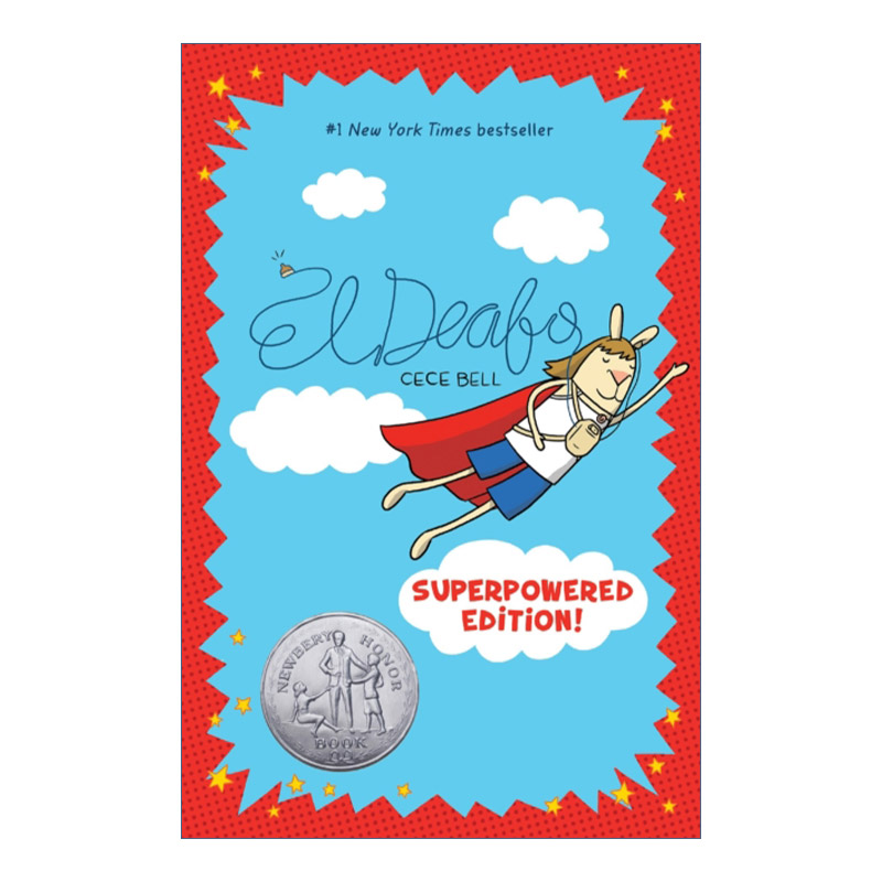 英文原版 El Deafo: The Superpowered Edition 超听侠 2015年纽伯瑞银奖 儿童漫画图像小说 精装 英文版 进口英语原版书籍