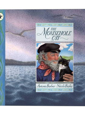英文原版 The Mousehole Cat 鼠洞村的猫 猫与渔民的故事 勇敢友谊主题大开绘本 Anthony Browne 英文版 进口英语书