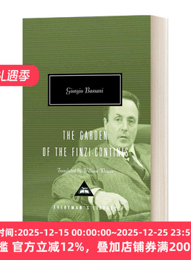 The Garden Of The Finzi-Continis 芬奇-孔蒂尼花园 乔治·巴萨尼 Everyman精装收藏版 英文原版经典文学 进口英语书籍