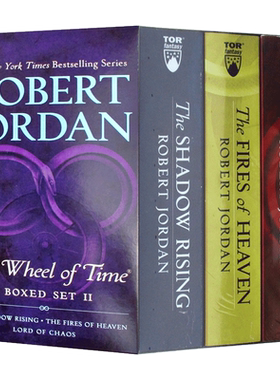 时间之轮4-6册盒装 The Wheel of Time Premium Boxed Set II 英文原版经典奇幻文学小说 罗伯特乔丹 Robert Jordan 进口英语书
