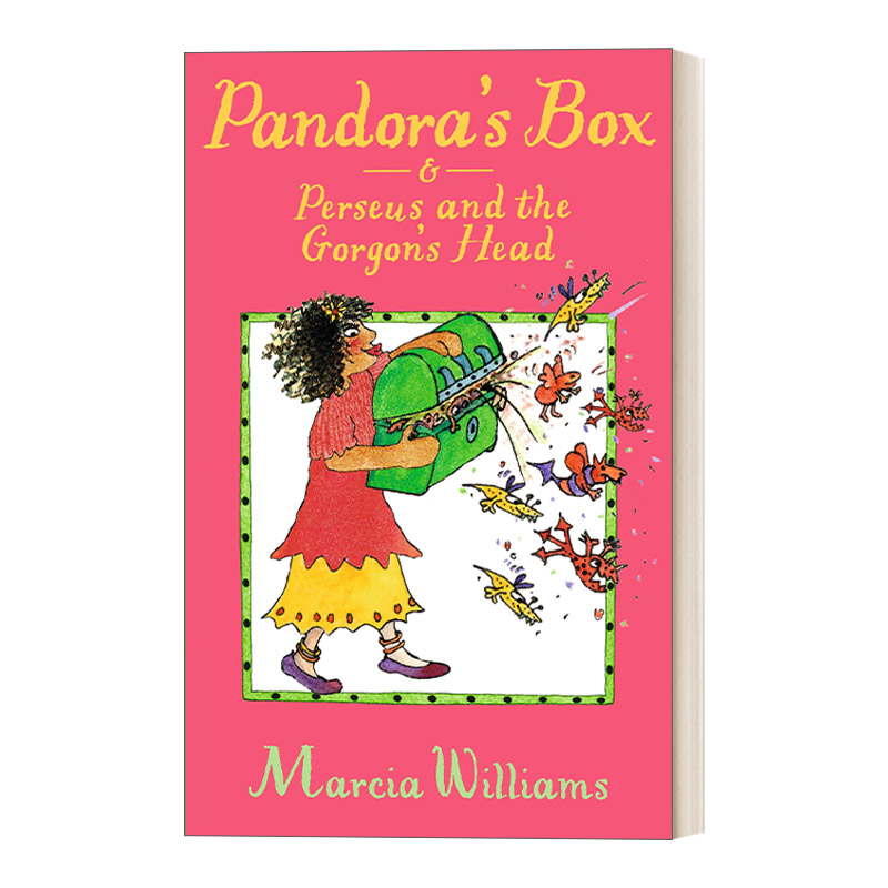 英文原版 Pandora's Box and Perseus and the Gorgon's Head 潘多拉盒子 黑白章节书 插图版 Marcia Williams 英文版 进口英语书
