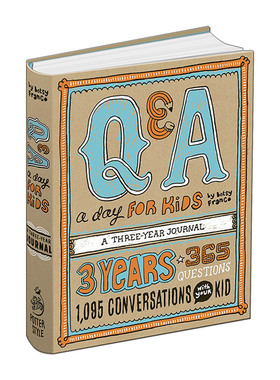 Q&A a Day for Kids a Three-Year Journal 儿童每日问答成长日记本 英文原版教育读物 进口英语书籍