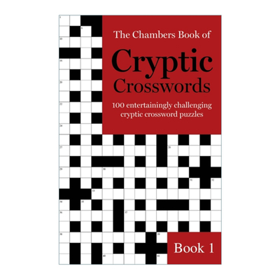 英文原版 The Chambers Book of Cryptic Crosswords Book 1 钱伯斯密码字谜1 英文版 进口英语原版书籍