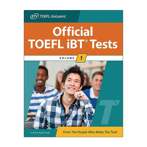 英文原版 Official TOEFL iBT Tests Volume 1 新托福考试测试卷1 第5版 英文版 进口英语原版书籍