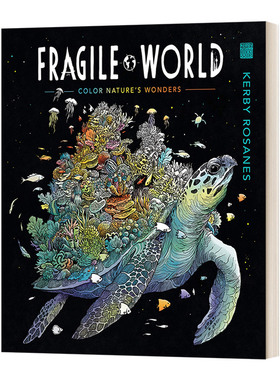 Fragile World 脆弱的世界 填色寻物 Kerby Rosanes 绘本 漫画 艺术