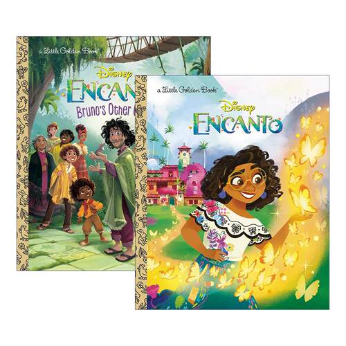 英文原版 Little Golden Book Disney Encanto 魔法满屋系列2册 迪士尼 兰登书屋精装小金书 英文版 进口英语原版书籍