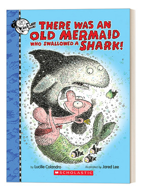 英文原版绘本 There Was an Old Mermaid Who Swallowed a Shark 有个老美人鱼吞了一条鲨鱼 精装 英文版 进口英语原版书籍
