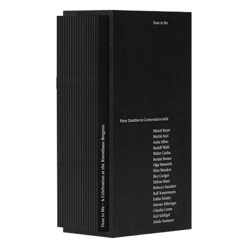 Dear to Me Peter Zumthor in Conversation 彼得·卒姆托对话录 英文原版建筑类读物 进口英语书籍