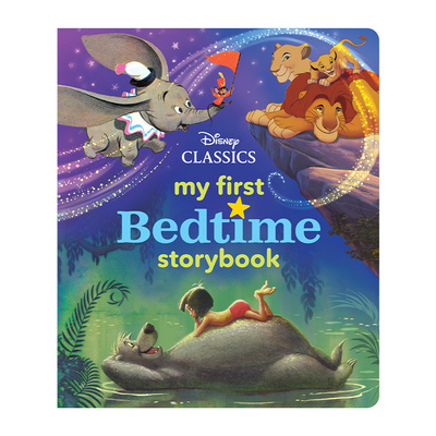 英文原版 My First Disney Classics Bedtime Storybook 迪士尼睡前故事系列 六个经典故事合集 精装 英文版 进口英语原版书籍