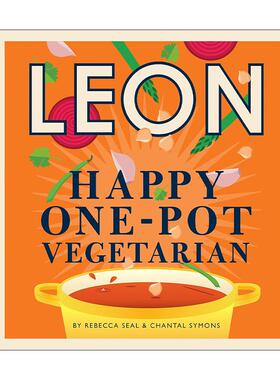 英文原版 Happy Leons Leon Happy One-Pot Vegetarian 莱昂的快乐一锅煮素食 100多道方便简易烹饪食谱精装 进口英语原版书籍