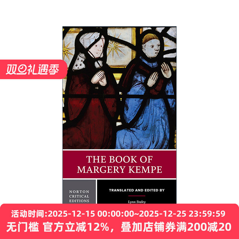 英文原版 The Book of Margery Kempe 玛格丽·坎普之书 诺顿文学解读系列 Norton Critical Editions 英文版 进口英语原版书籍