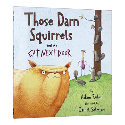 英文原版 Those Darn Squirrels and the Cat Next Door 可恶的松鼠们之隔壁的猫 儿童趣味幽默英语启蒙读物 英文版 进口原版书籍
