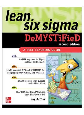 英文原版 Lean Six Sigma Demystified 精益六西格玛 第2版 自学向导系列 英文版 进口英语原版书籍