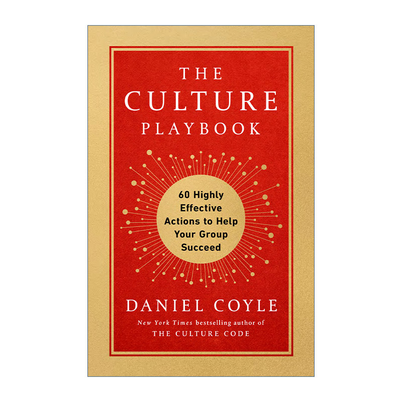 英文原版 The Culture Playbook 文化攻略 帮助你的团队成功的60个高效行动 商业管理 Daniel Coyle 精装 英文版 进口英语原版书籍