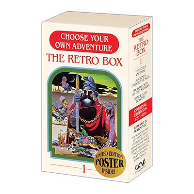 英文原版 The Retro Box Choose Your Own Adventure Retro Editions 惊险岔路口复古版系列4册盒装精装套装 儿童互动式分支情节