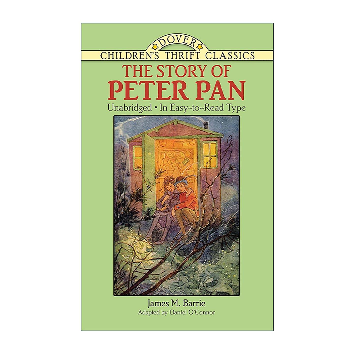英文原版 The Story of Peter Pan 彼得潘的故事 未删节完整版 通俗易懂版 James M. Barrie 英文版 进口英语原版书籍