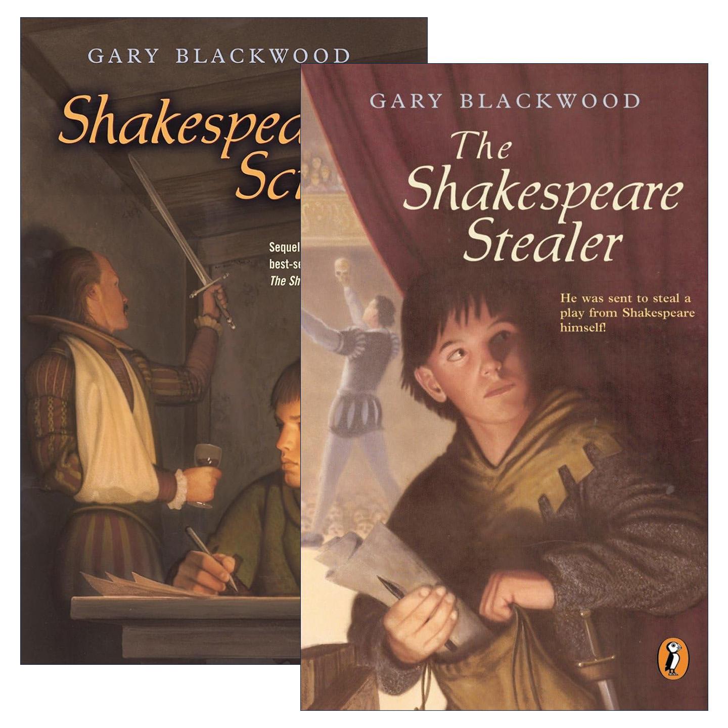 英文原版 The Shakespeare Stealer 偷莎士比亚的贼2册 儿童推理小说 Gary Blackwood 英文版 进口英语原版书籍