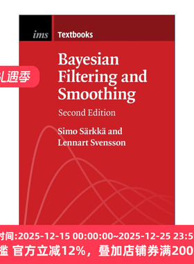 英文原版 Bayesian Filtering and Smoothing 贝叶斯滤波与平滑 第二版 数理统计学会文本系列 英文版 进口英语原版书籍