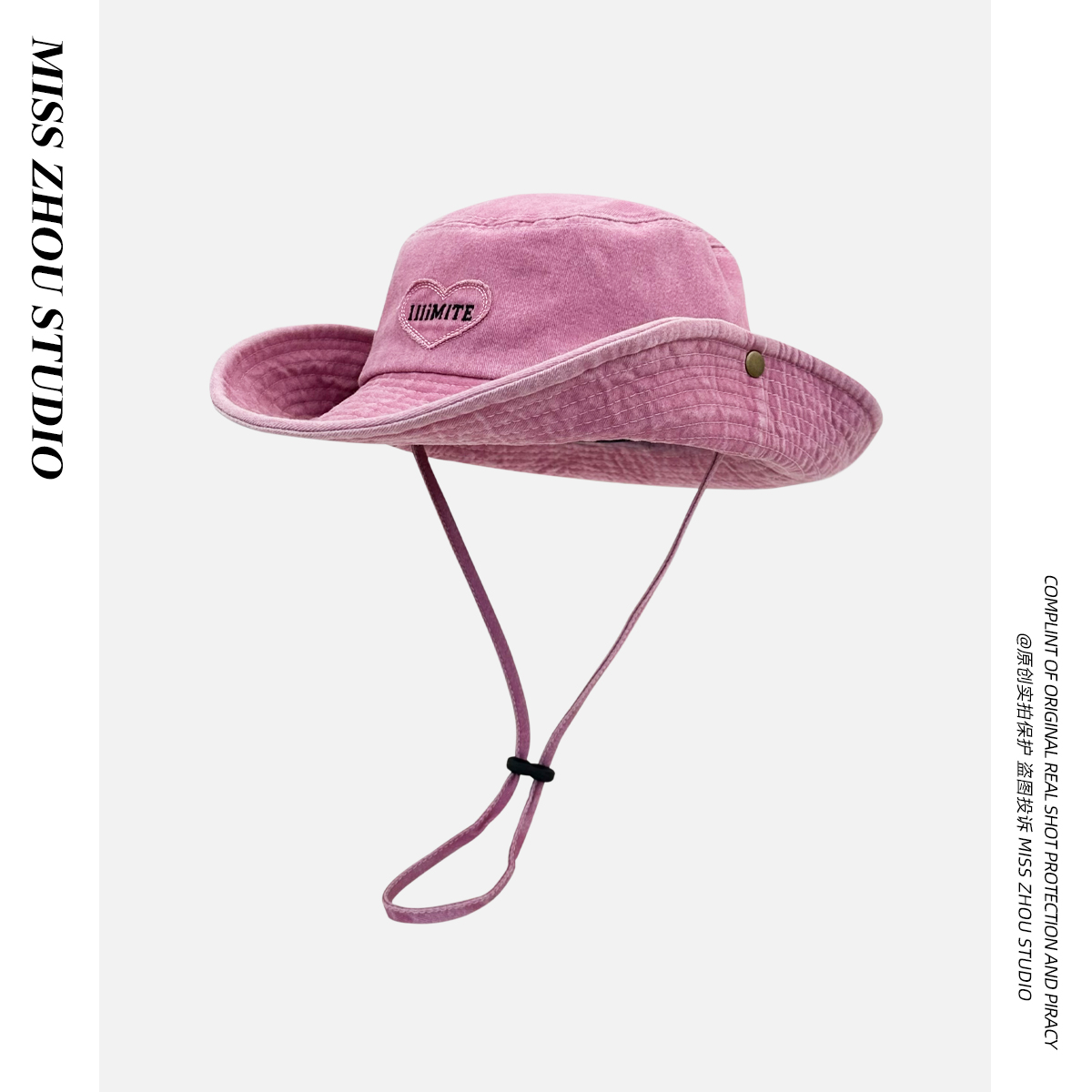 甜酷辣妹户外登山防晒西部牛仔帽