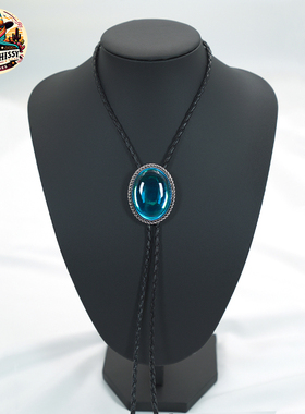 欧美日韩bolotie太宰治文豪野犬复古金属宝石波洛领带cos配件ins