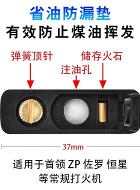 煤油打火机省油垫 防漏防挥发橡胶密封垫zippo/zorro首领通用配件