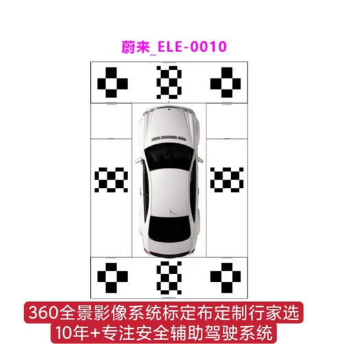 蔚来ES8360全景原厂标定布 蔚来校准布 ET5T蔚来无纺布 蔚来3幕布