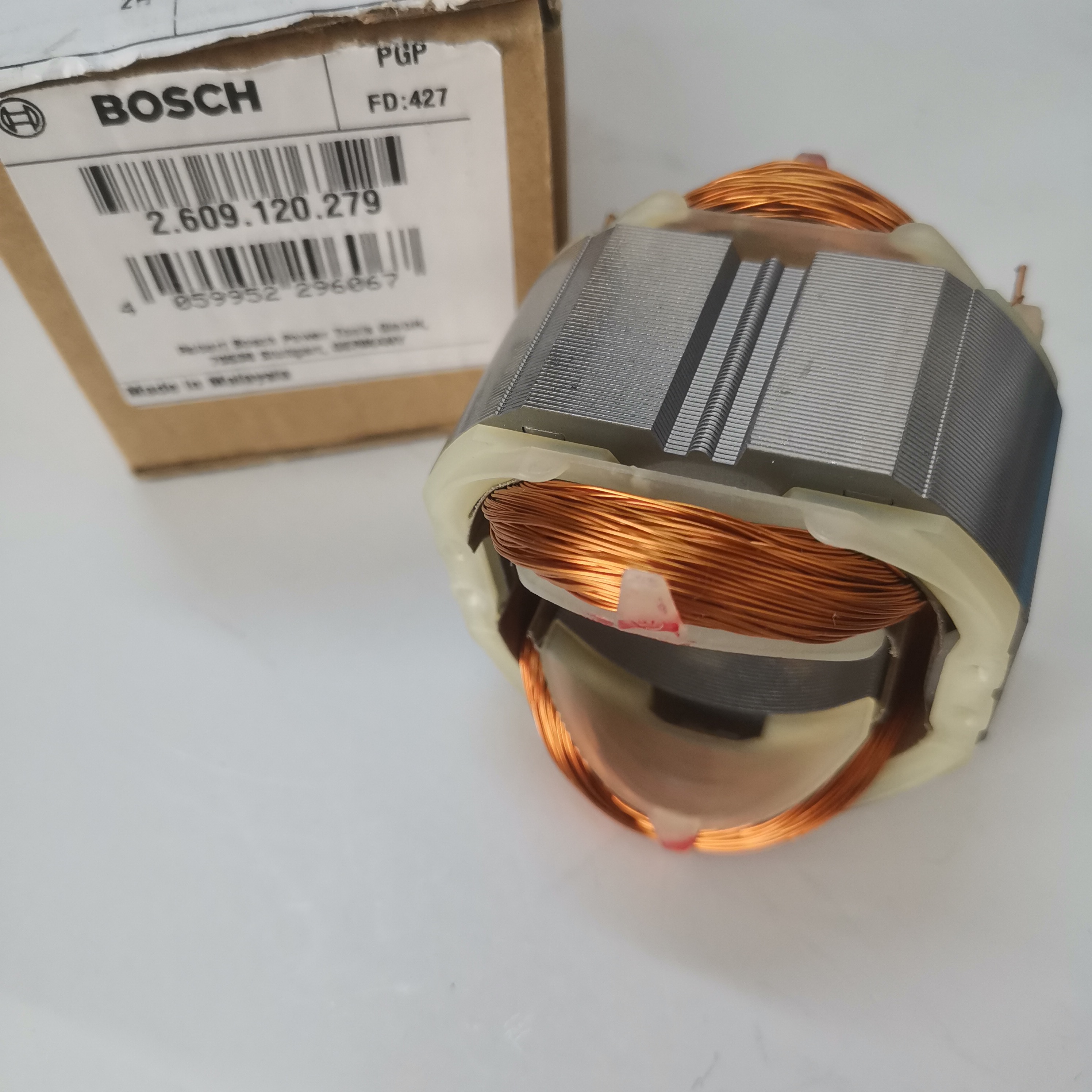 博世手电钻GBM/6RE/10RE家用电动螺丝刀起子机原装配件定子线圈