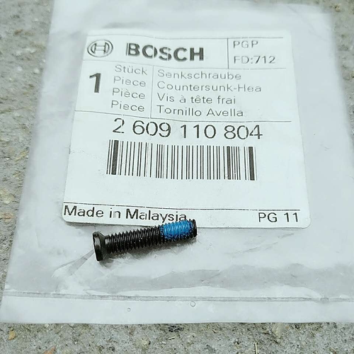 BOSCH 博世 原装正品配件TSR1000 沉头螺丝2609110804