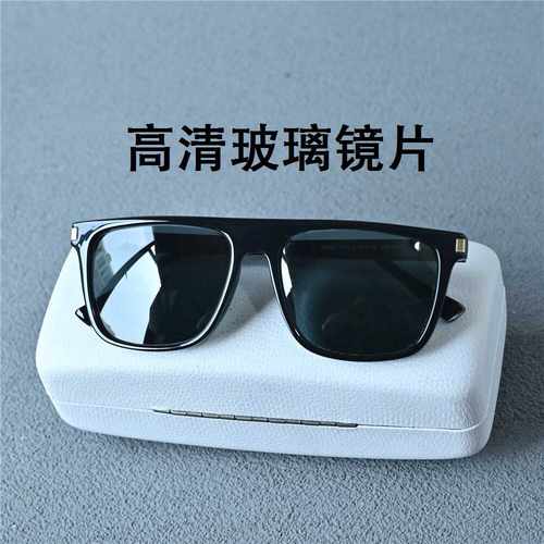 开车方框纯钛板材太阳镜偏光复古