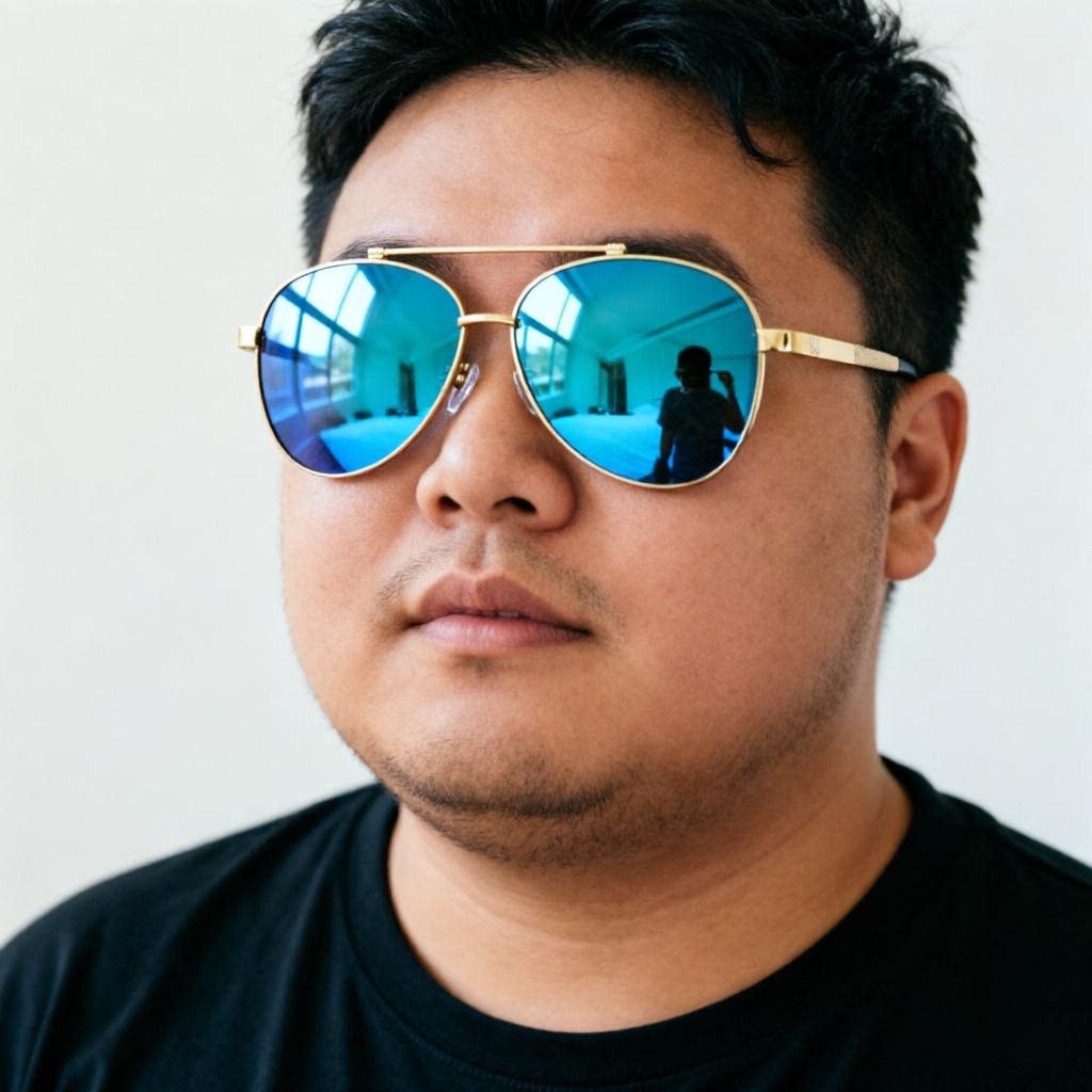 玻璃太阳镜男女大脸150mm男士蛤蟆镜飞行员防刮花玻璃黑色墨镜