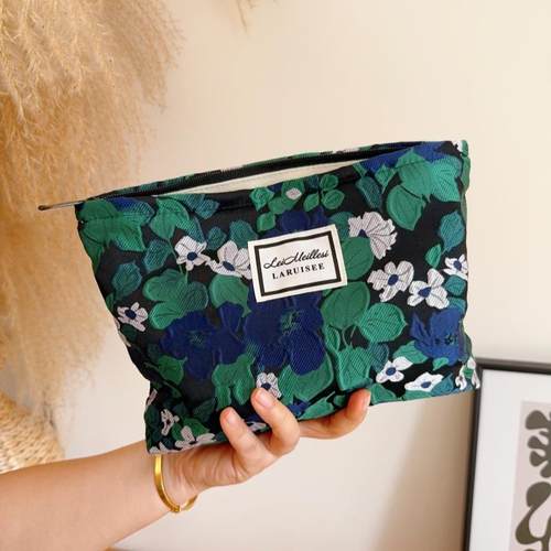 小清新花朵大容量化妆包