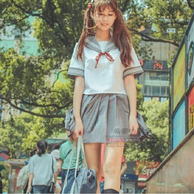 日本夏季短袖jk制服套装校服水手服