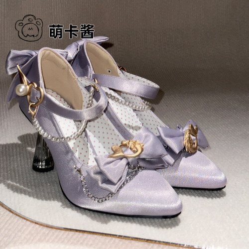 萌卡酱Lolita原创人鱼之恋高跟鞋