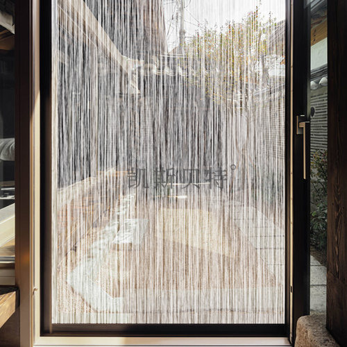 断线拉丝玻璃贴膜半透明装饰贴纸