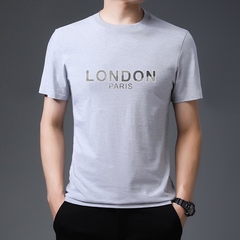 夏季男士圓領短袖恤字母印花