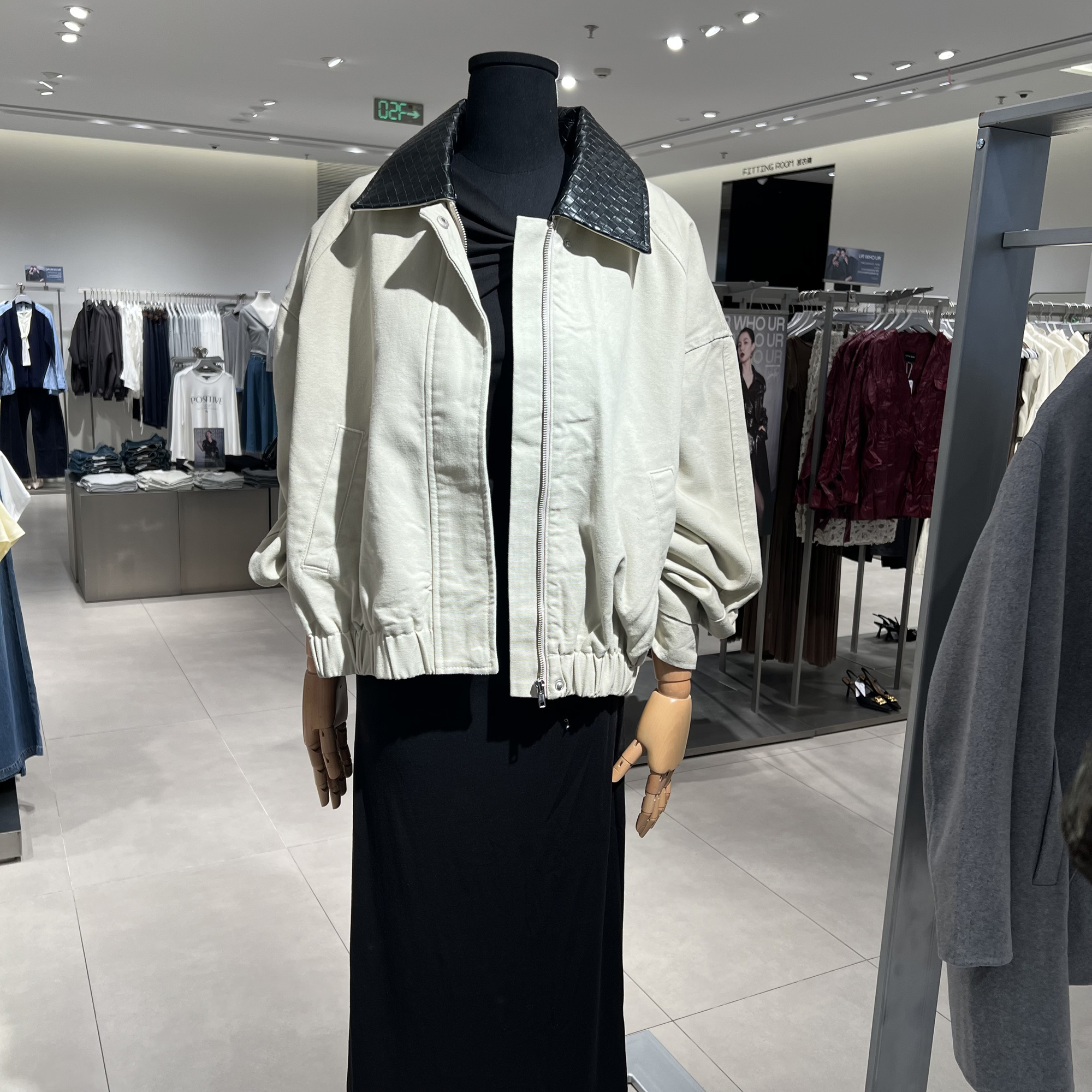 UR国内代购2025秋季女装钟楚曦同款超宽松百搭休闲外套UWG850185