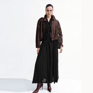 UR国内代购2025秋季女装时尚琥珀流光风超宽松棉服外套UWH150050