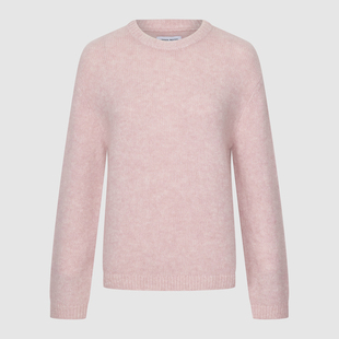 UR国内代购2026春季女装休闲简约甜美少女感粉色针织衫UYU960010