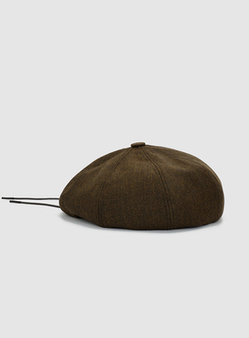 UR国内代购2025秋季女士时尚百搭休闲流光风复古贝雷帽UAYA50342