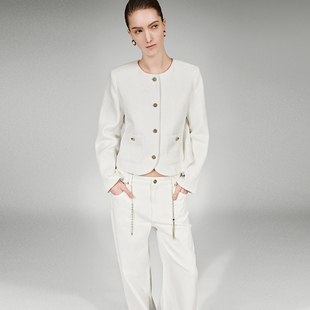 气质小香粗花呢短款 女装 休闲外套UWM860002 2025冬季 UR国内代购