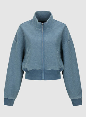 UR国内代购2026春季新款女装潮流复古拉链立领牛仔外套UWJ860022