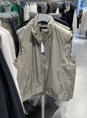 UR国内代购2026春季新款男装休闲机能立领拉链插袋马甲UMT160002
