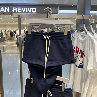 UR国内代购2025夏季女装休闲百搭运动风抽绳超短款短裤UYU650036