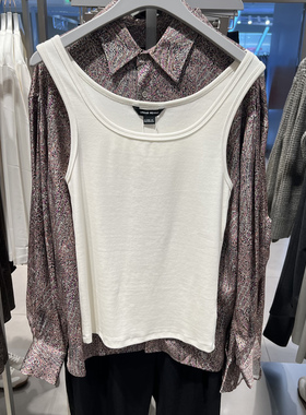 UR国内代购2025春季男装时尚基础纯色百搭修身U型领背心UMF450013