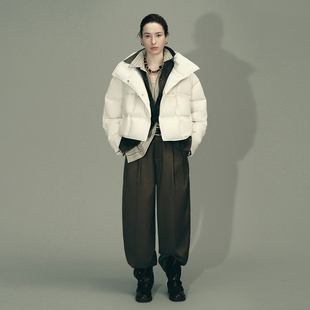 UR国内代购2026春季女装时髦都市丽人立领绗缝羽绒服UWU160005
