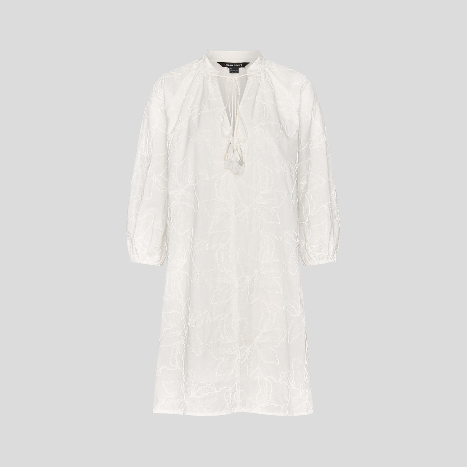 UR国内代购2026春季女装粉彩风休闲系带花卉刺绣连衣裙UWH760017,女装/女士精品,连衣裙,淘宝优惠券,粉丝福利购,淘宝优惠卷