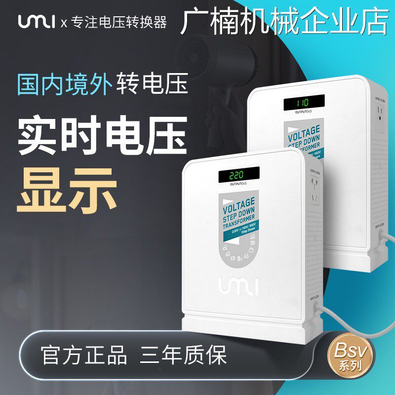 新品可开票对公变压器220v转110日本加拿大电器电源电压转换器v10