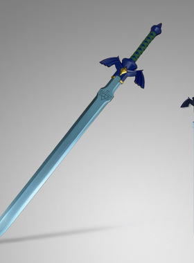 塞尔达荒野之息 林克大师之剑 天空剑 驱魔剑 金属模型未开刃补款