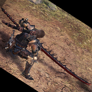 怪物猎人游戏武器模型道具 双天刀天地无双刀 非金属刃未开刃预定